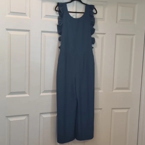 Free Press Backless Jumpsuit Green Size Medium NWT - Picture 2 of 11